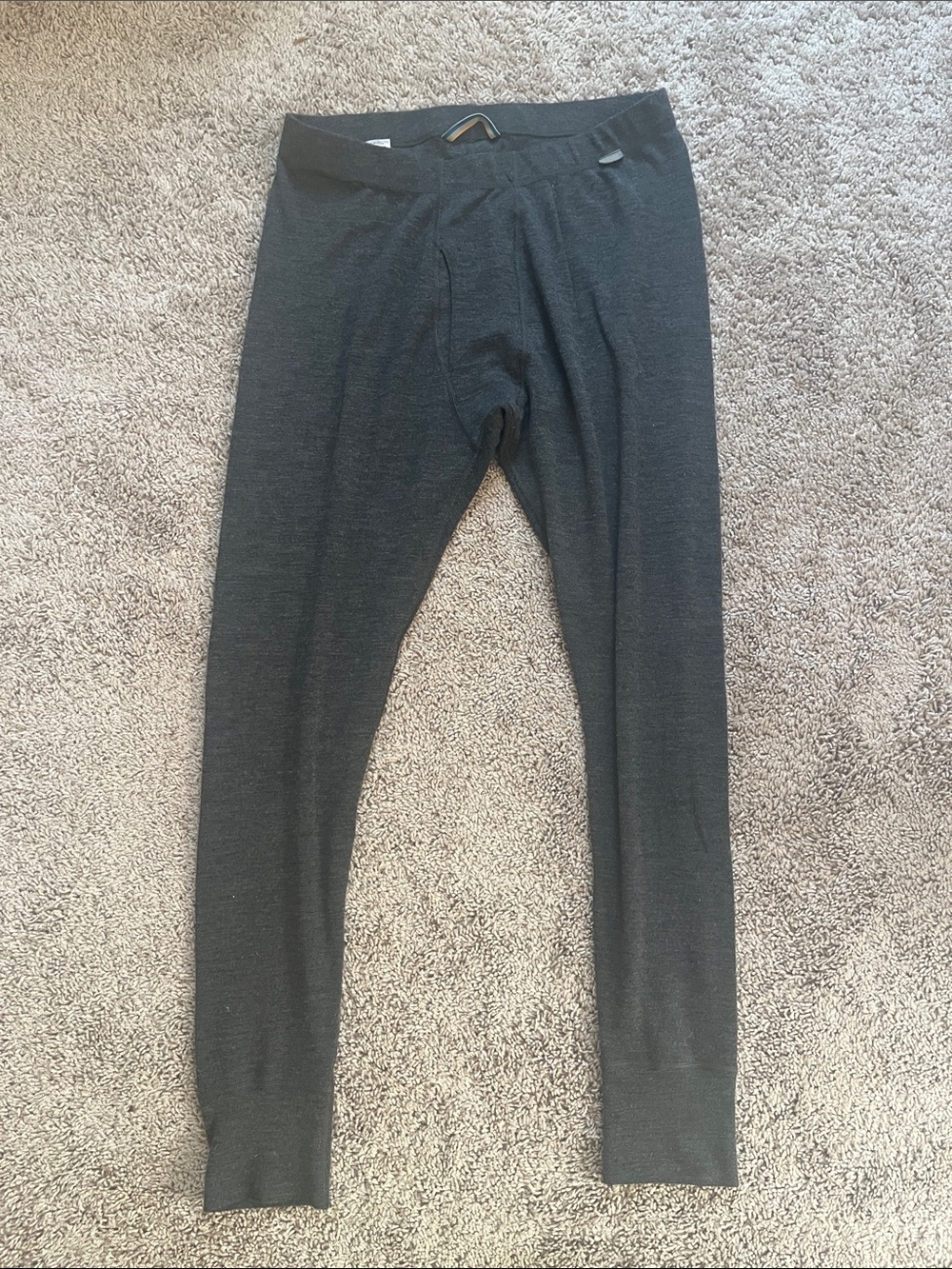 Men’s Smartwool Merino Leggings - Charcoal